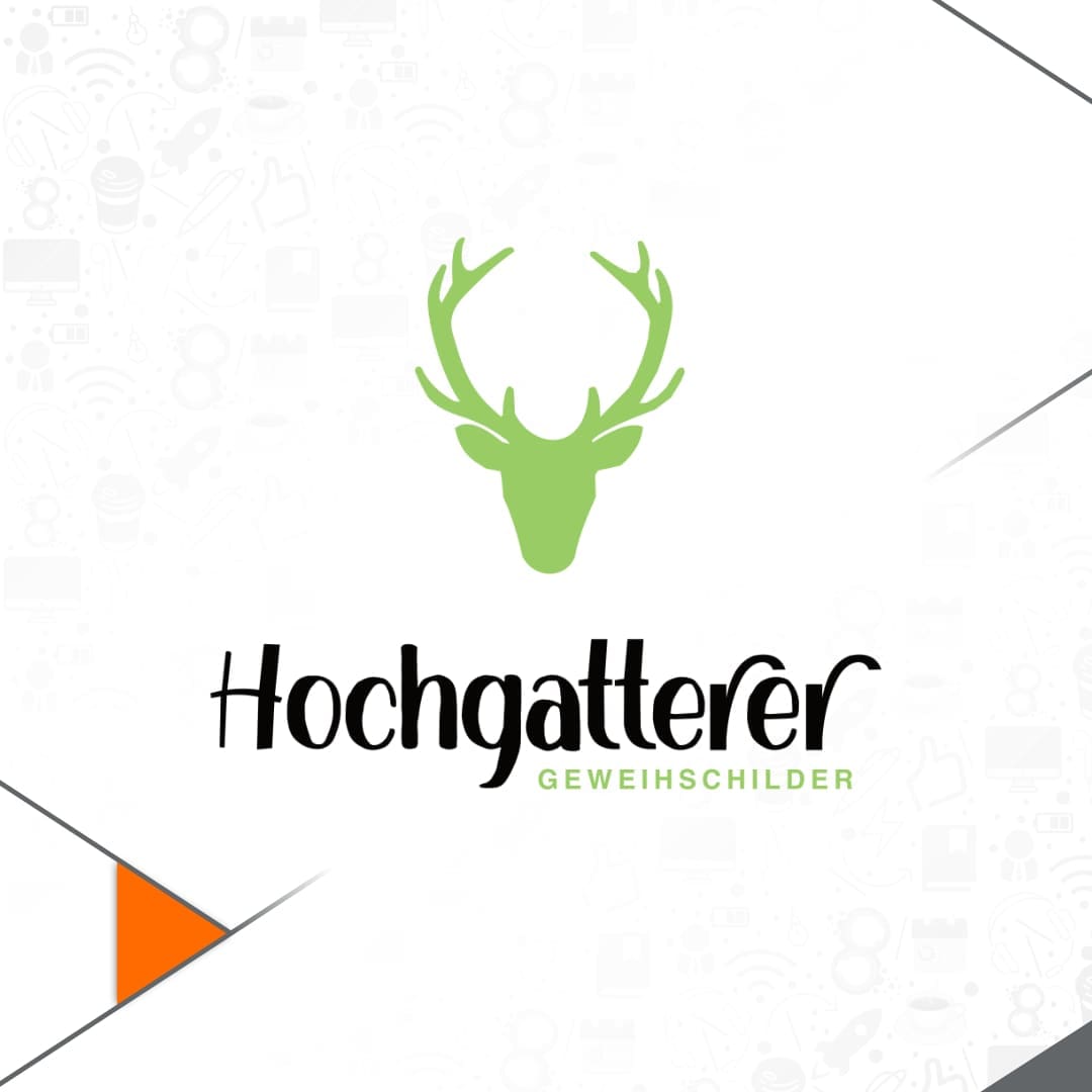 Logoerstellung – Hochgatterer Geweihschilder